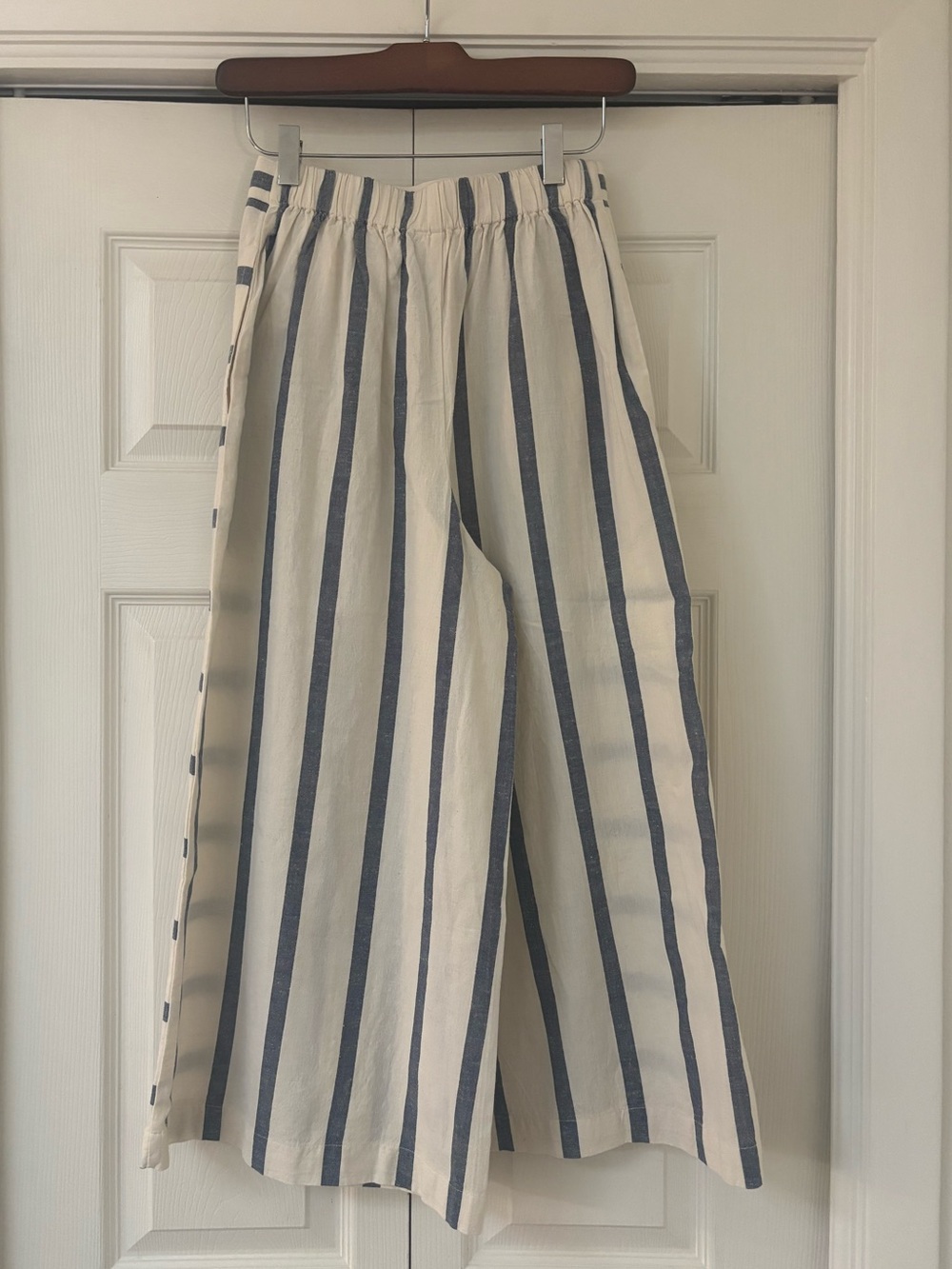 MAEVE ANTHROPOLOGIE Striped Sailor Culotte Pants with Pockets - Picture 10 of 15